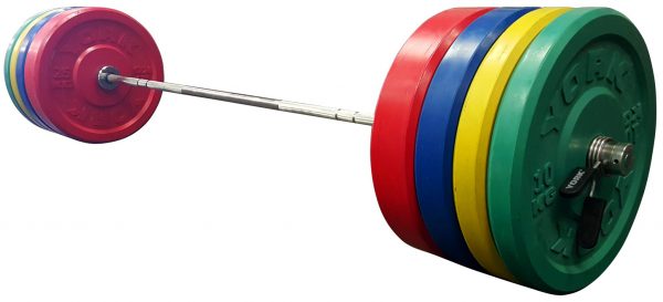 Rubber Training Bumper Plate Set (Color, Metric) - Image 2