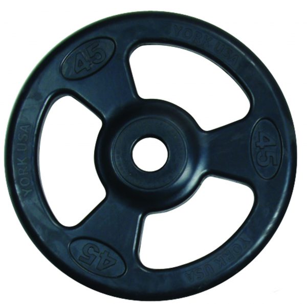 2" Iso-Grip Rubber Encased Steel Olympic Plate - Image 2