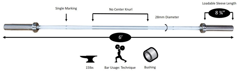 "Ultra-Lite" Aluminum Weight Bar