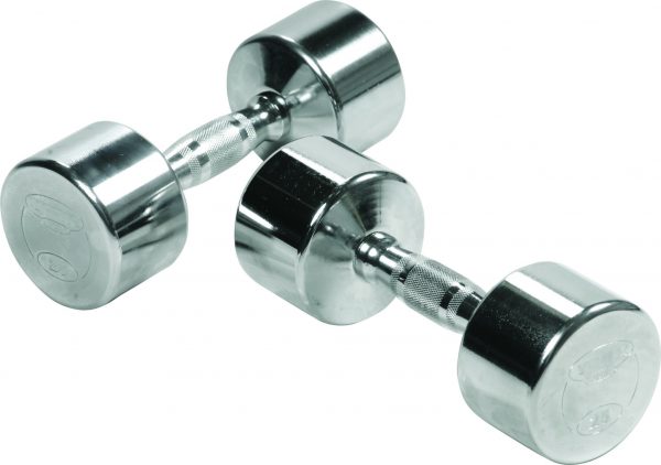 Chrome Dumbbells - York Barbell