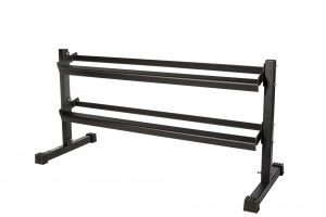 two rows dumbbell rack