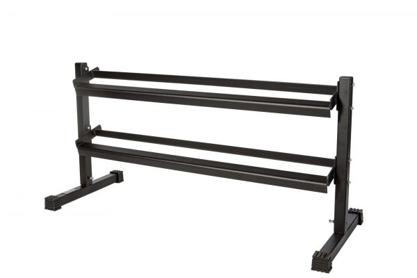 two rows dumbbell rack