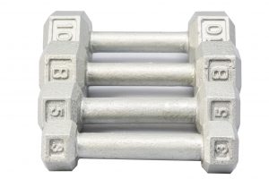 Cast Iron Hex Dumbbells - York Barbell