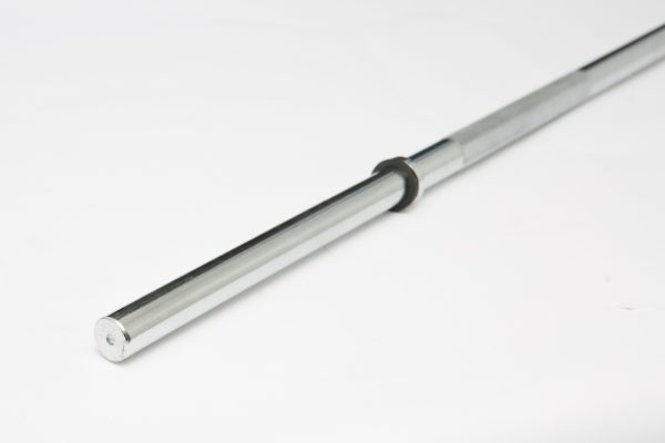Chrome Deluxe Weight Bar w/ Fixed Inner Collars - Image 2