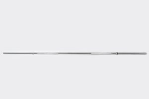 Chrome Deluxe Weight Bar w/ Fixed Inner Collars