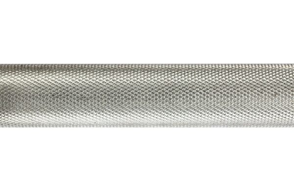 YORK 5' International Chrome Olympic Weight Bar 30mm - knurl