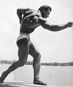 John Grimek posing