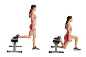 bulgarian split squat on bench