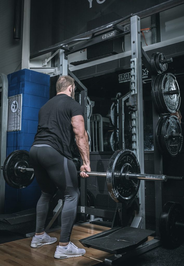 weight plate set for leg day
