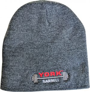 York Barbell Club Knit Cap - Grey