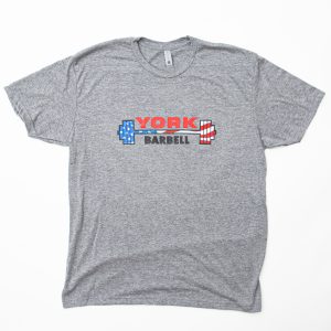 York Barbell Tee - Grey