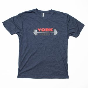 York Barbell Tee - Navy