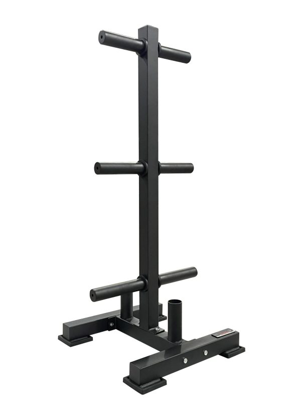 All black York Olympic Weight Plate Tree 1