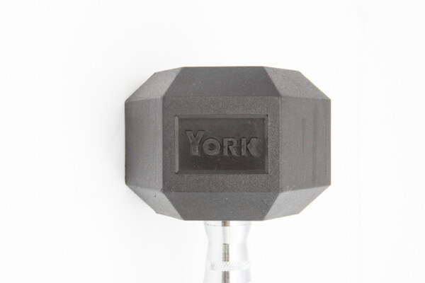 Rubber Hex Dumbbell - Image 2